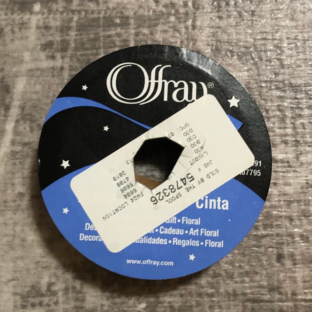 Offray Lot of 4 & 1 Michaels Craft Ribbon Spools (3) NWT & (2) Pre-Owned Orange - Picture 10 of 15